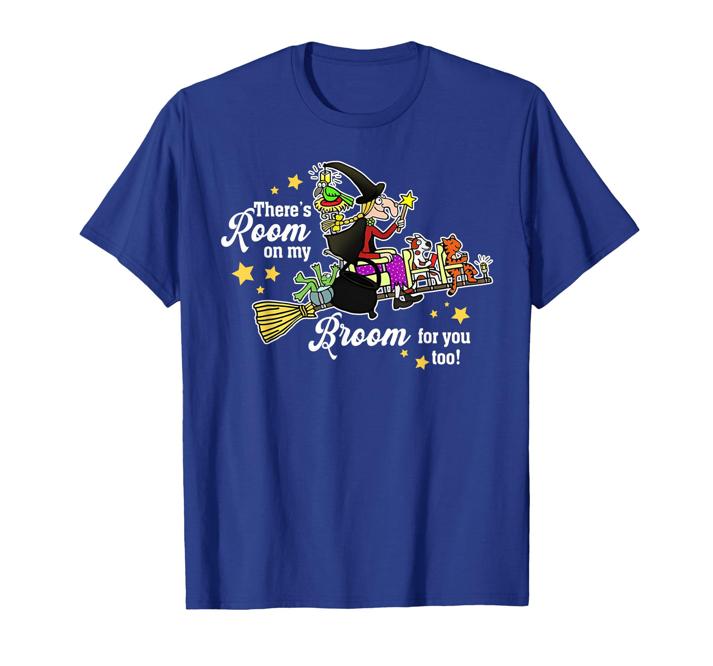 Funny There's Room On My Broom For You Too Teacher Halloween T-Shirt
