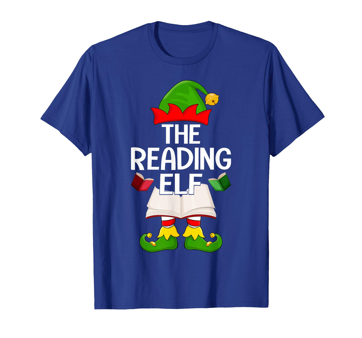 Reading Elf Xmas Family Matching Elf Squad Christmas T-Shirt