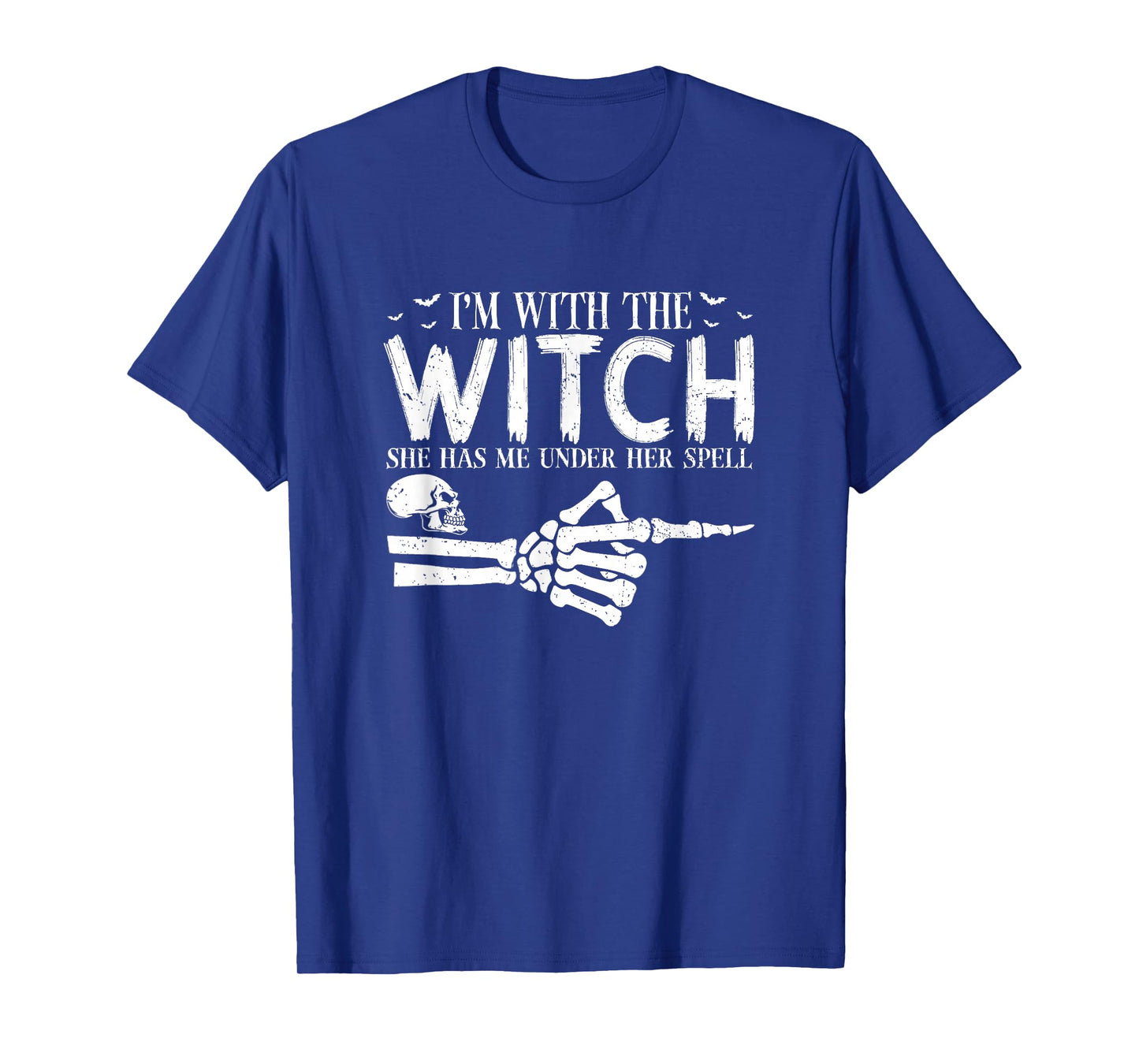 I'm with The Witch Funny Halloween Couple Costume Party T-Shirt