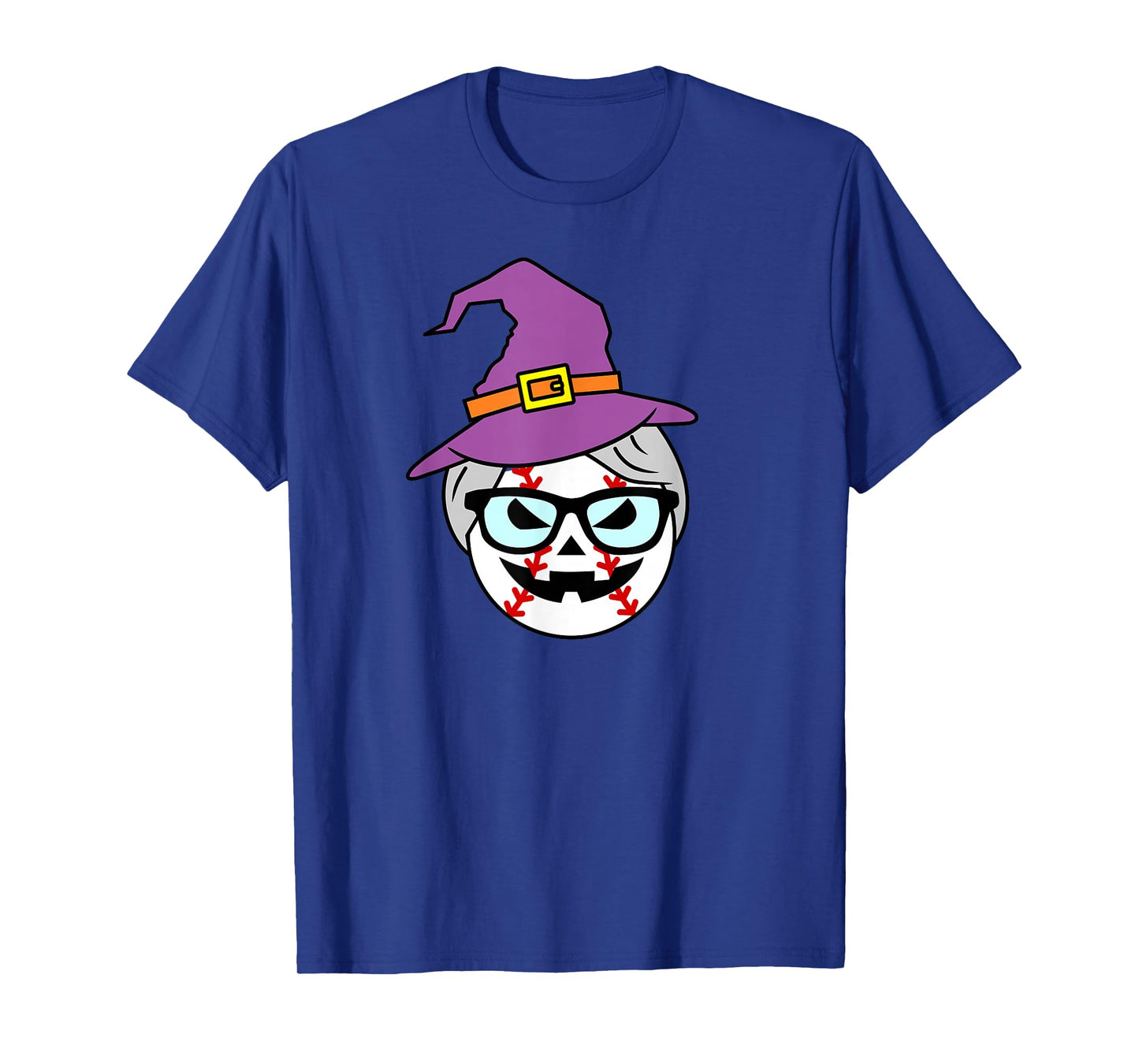 Halloween Ballsnatcher Baseball Witch Hat Funny T-Shirt