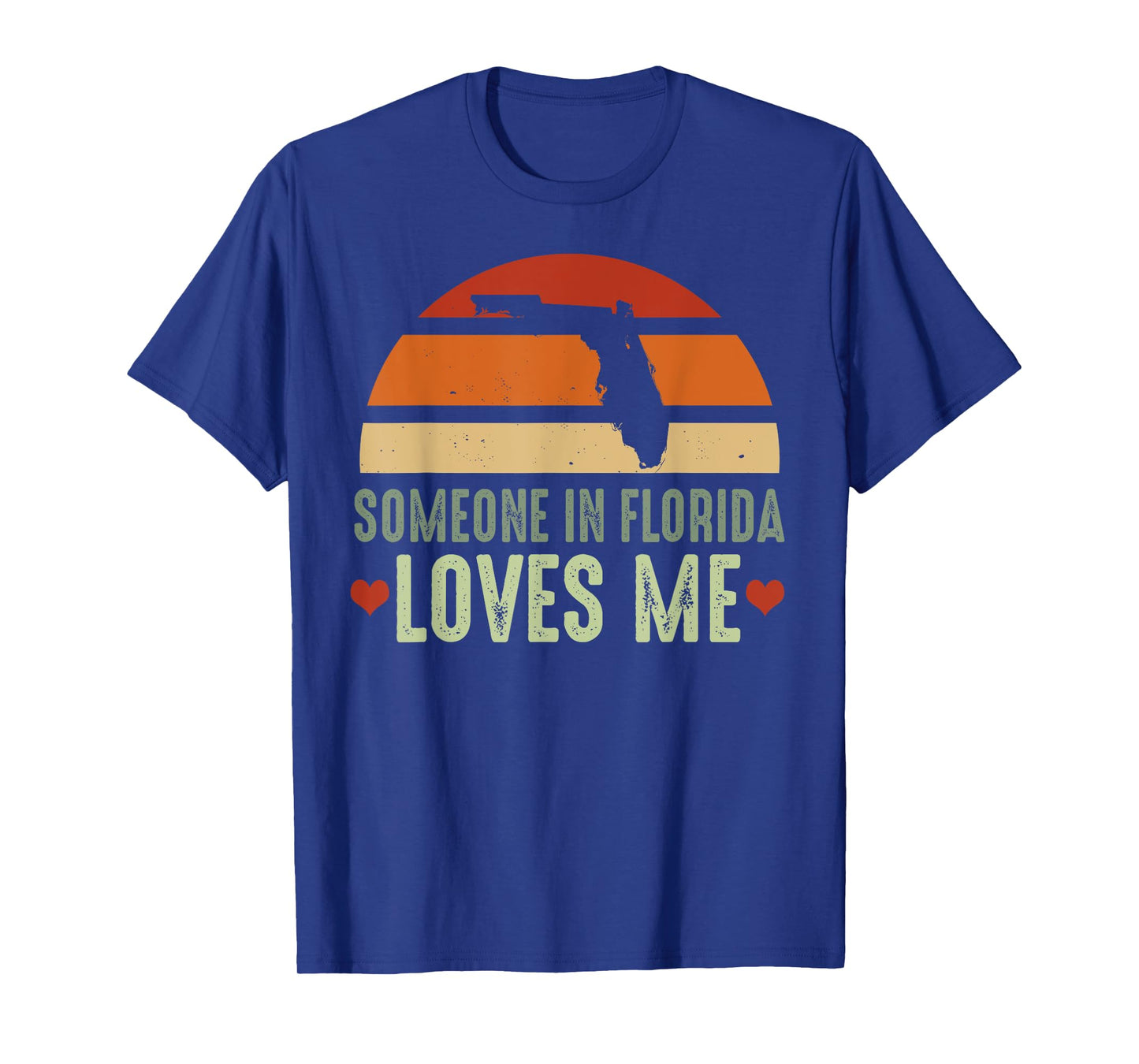 Someone In Florida Loves Me Retro Vintage State T-Shirt