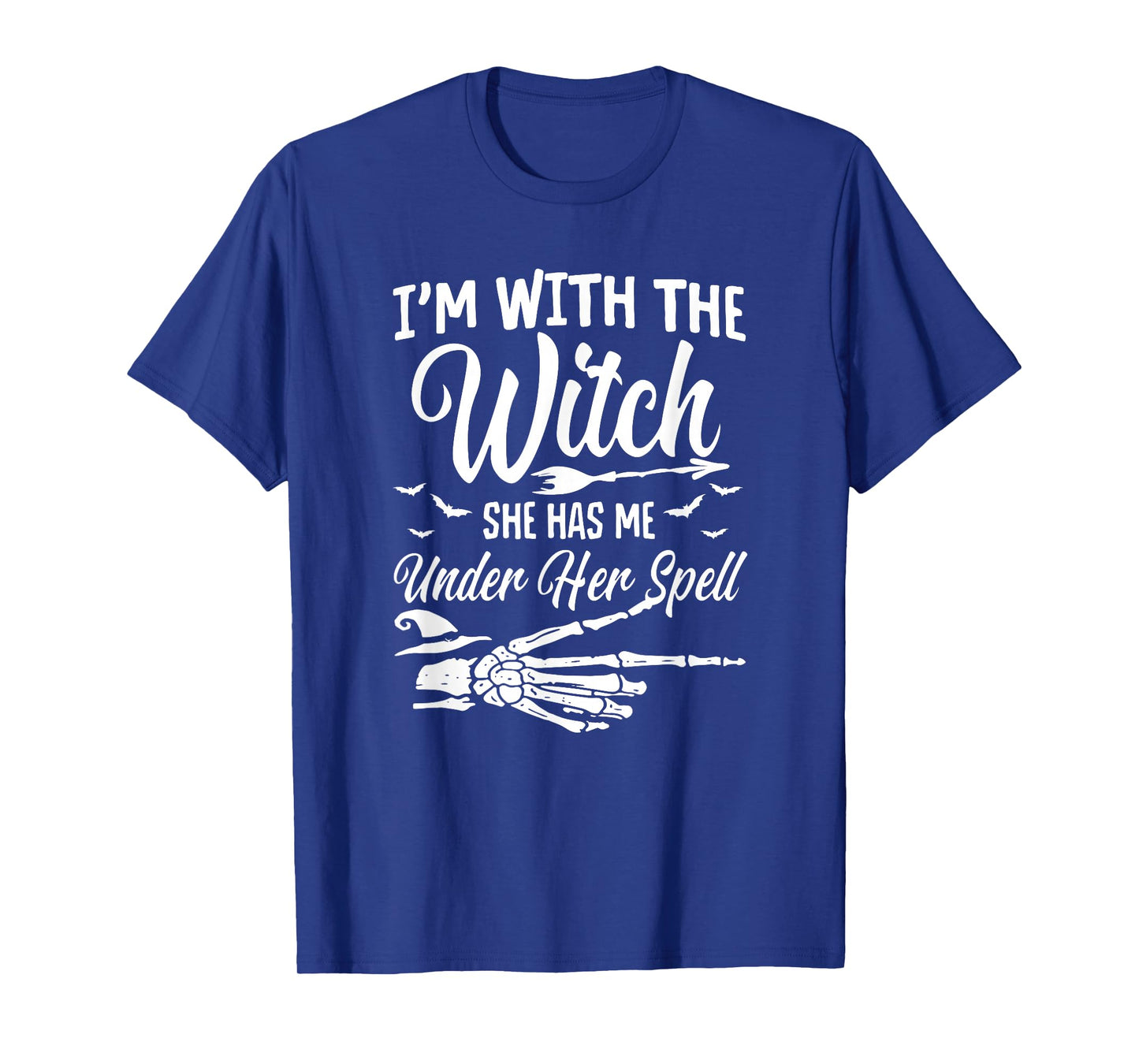 I'm with The Witch Funny Halloween Couple Costume Party T-Shirt