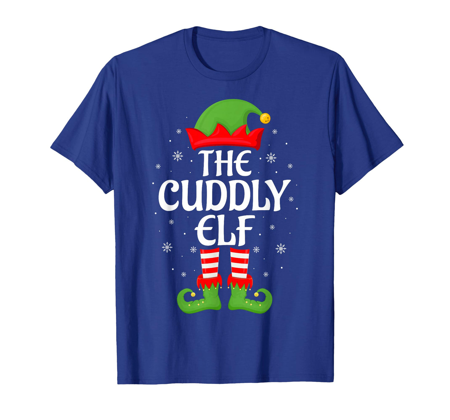 Cuddly Elf Xmas Family Matching Elf Squad Christmas T-Shirt