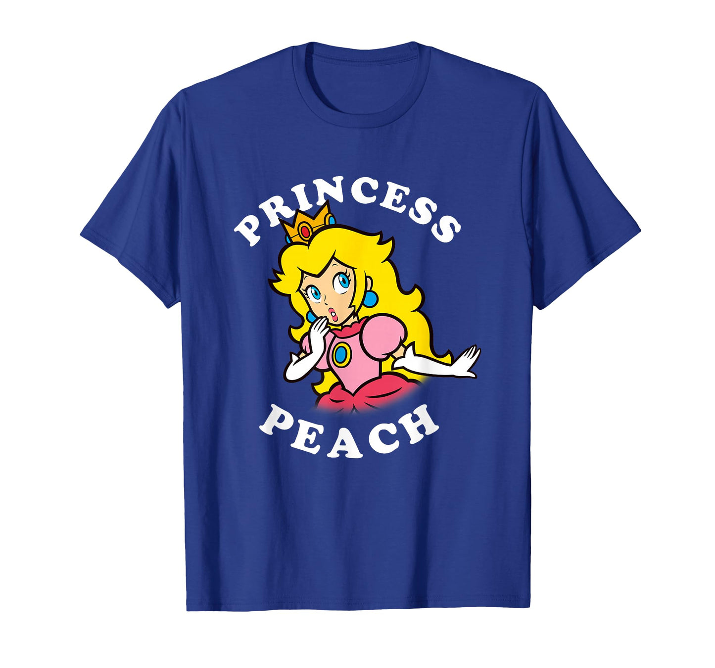 Super Mario Princess Peach Big Character Portrait Simple T-Shirt