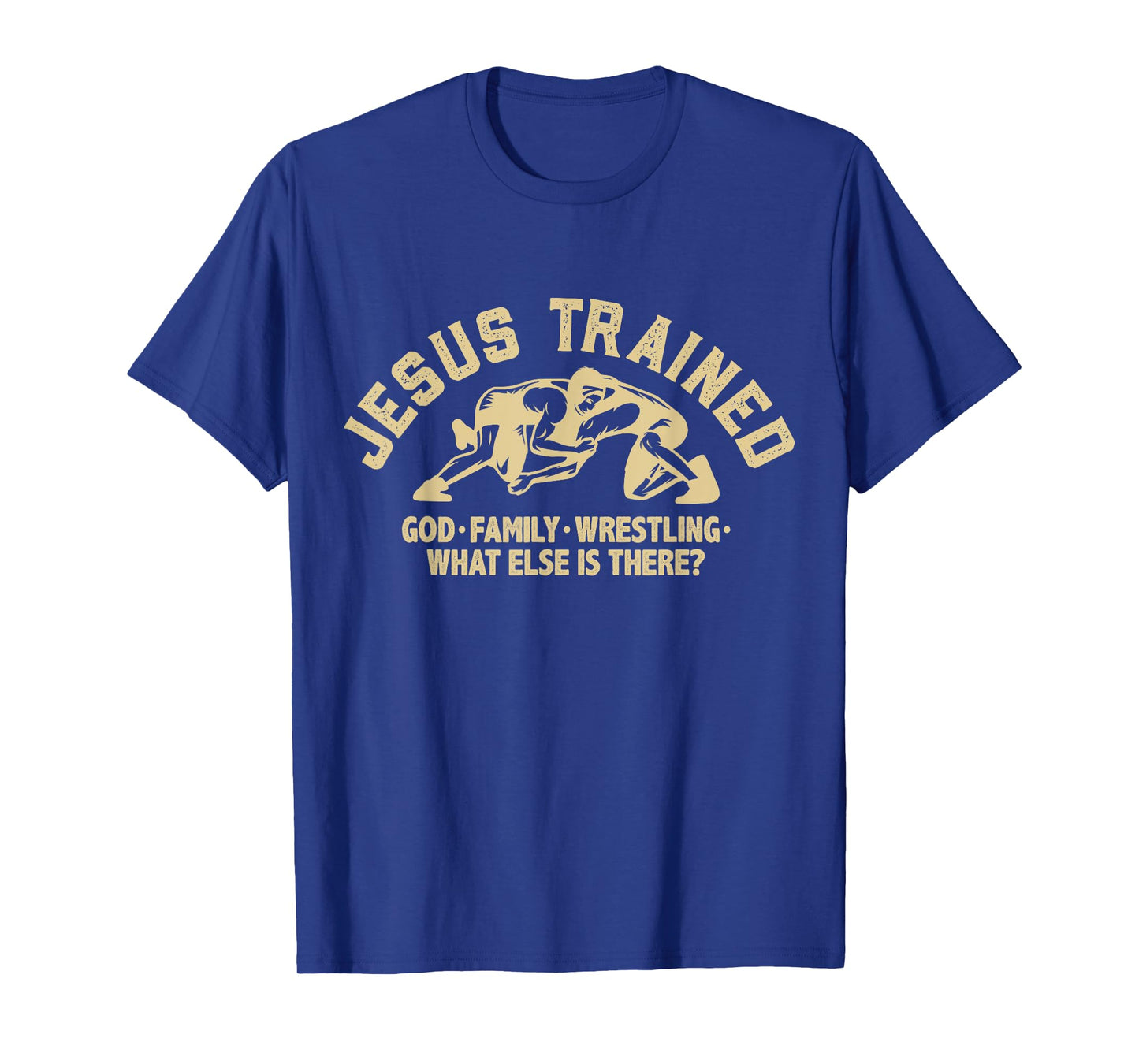 Vintage Jesus Trained Wrestling For Men Women 1 T-Shirt
