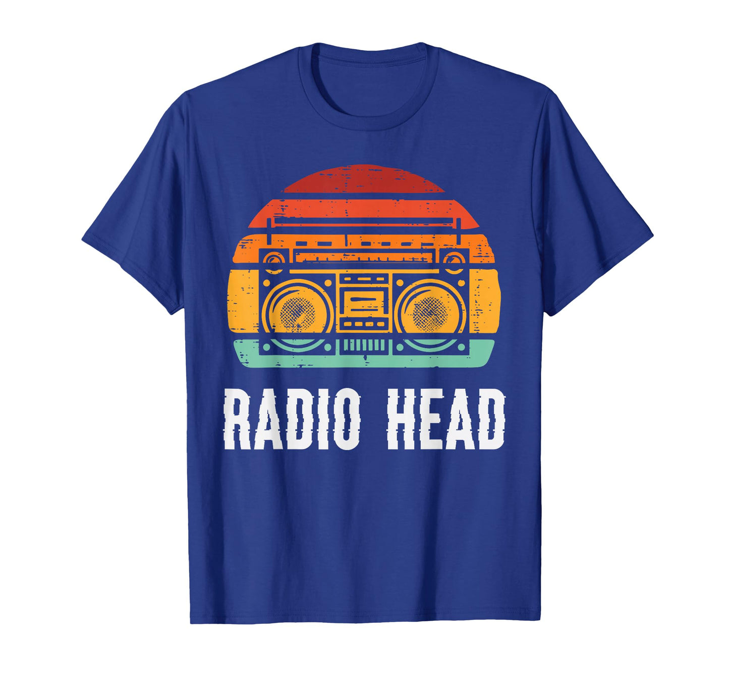 Music Radio Head Boombox Retro Stereo Cassette Men Women Kid T-Shirt