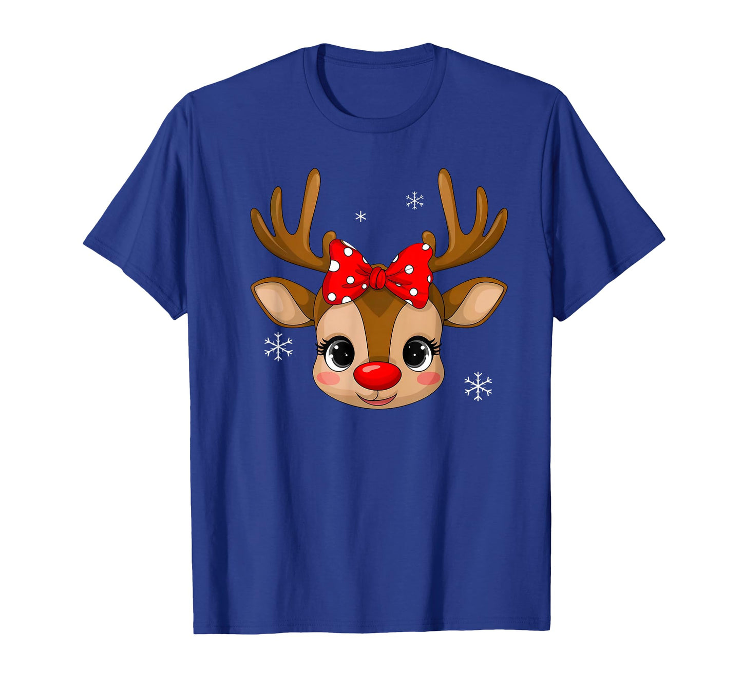 Merry Christmas Funny Rudolph Reindeer Xmas Pajamas Holiday T-Shirt