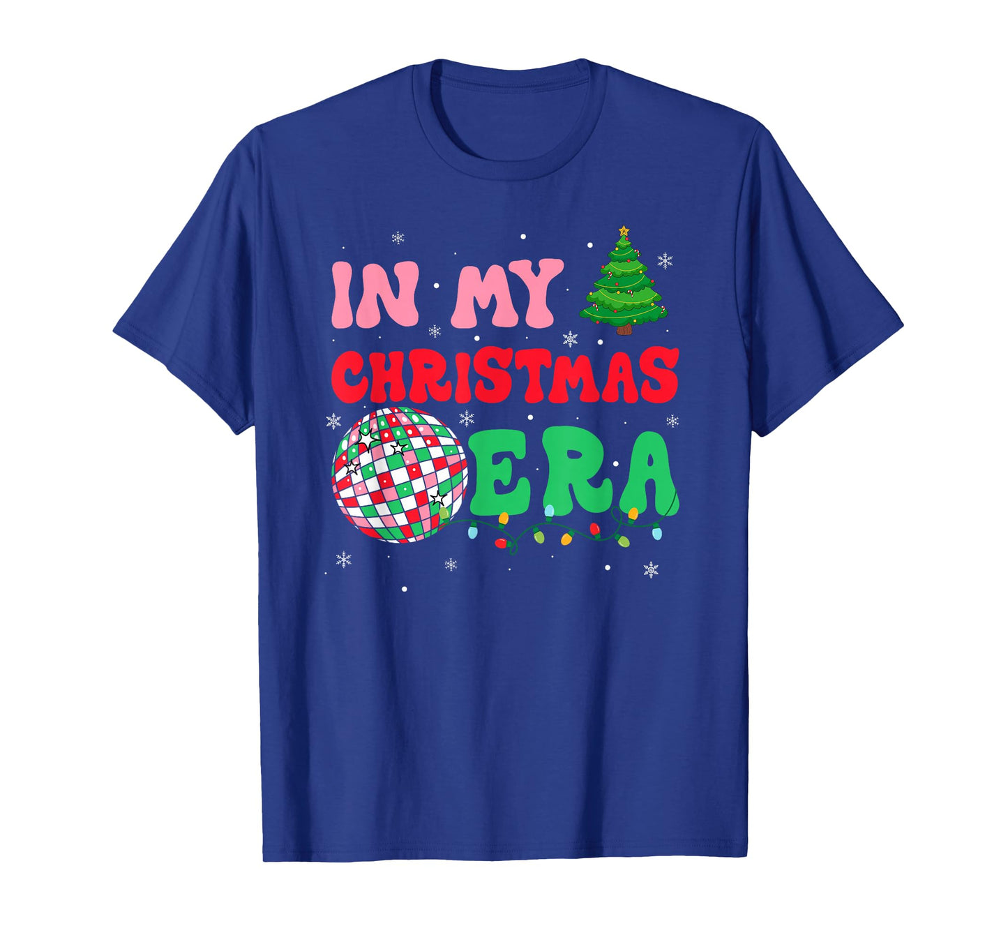 in My Christmas Era Winter Season Holiday Groovy Xmas T-Shirt