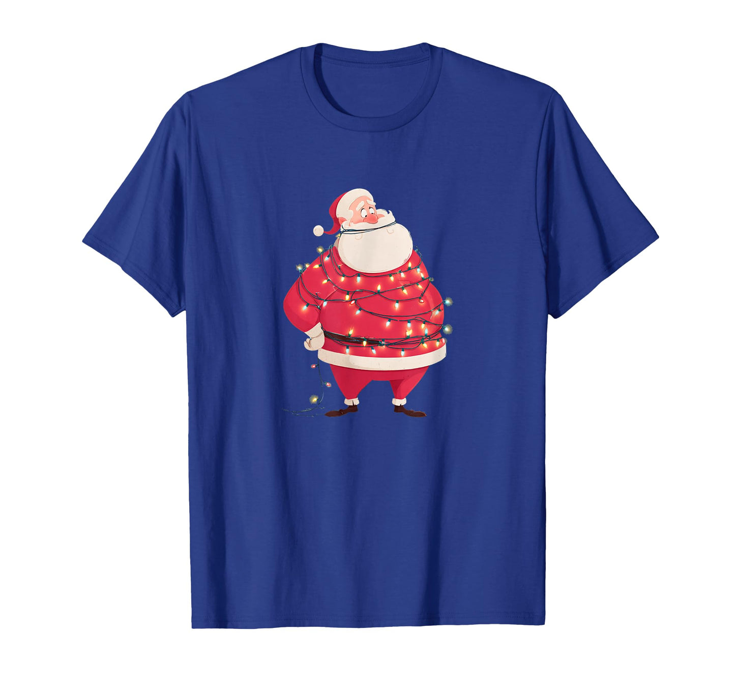 Pretty Festive Lights Costume with Santa Claus T-Shirt
