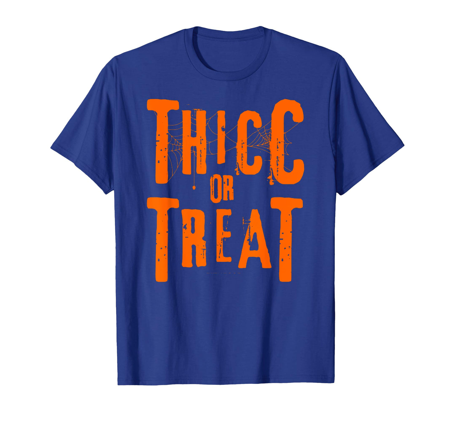 Thicc Or Treat Funny Halloween Workout Fitness Bodybuilding T-Shirt