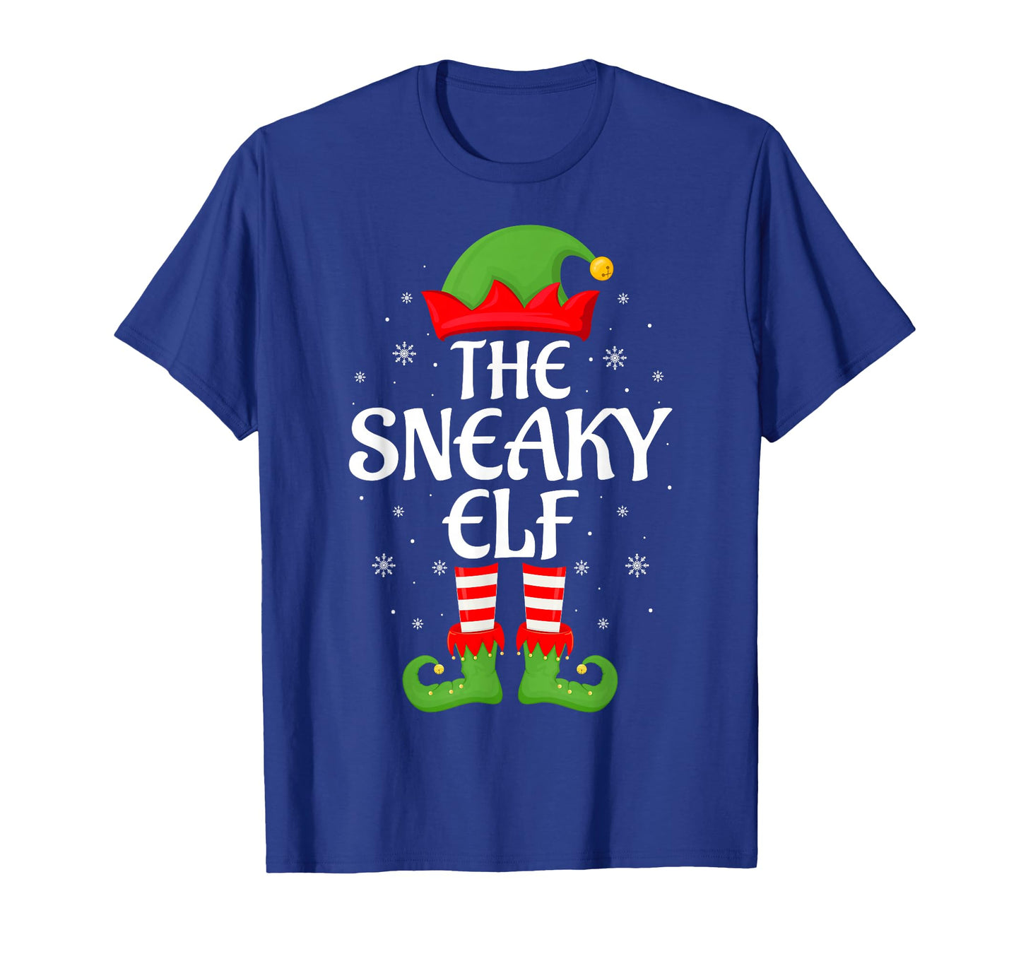 Sneaky Elf Xmas Family Matching Elf Squad Christmas T-Shirt