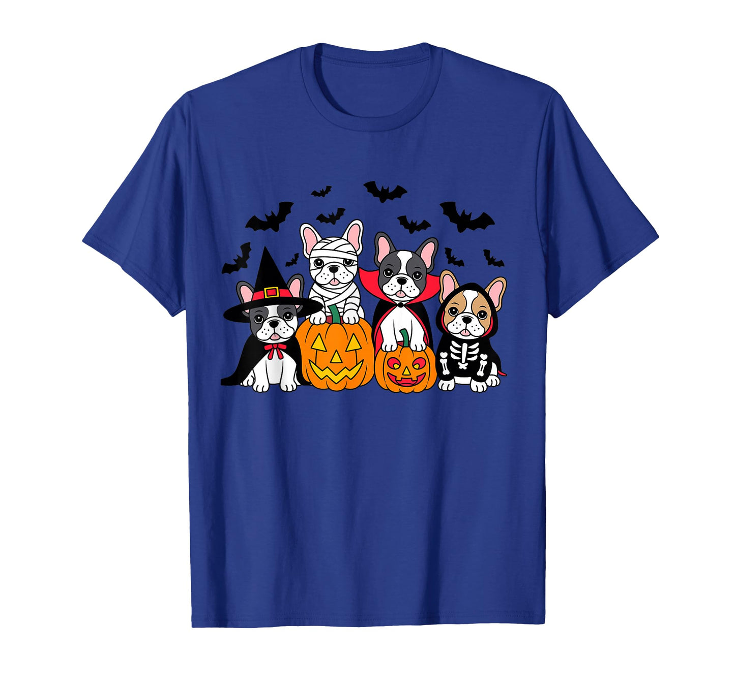 French Bulldog Halloween Witch Dog Mom Mummy French Bulldog T-Shirt