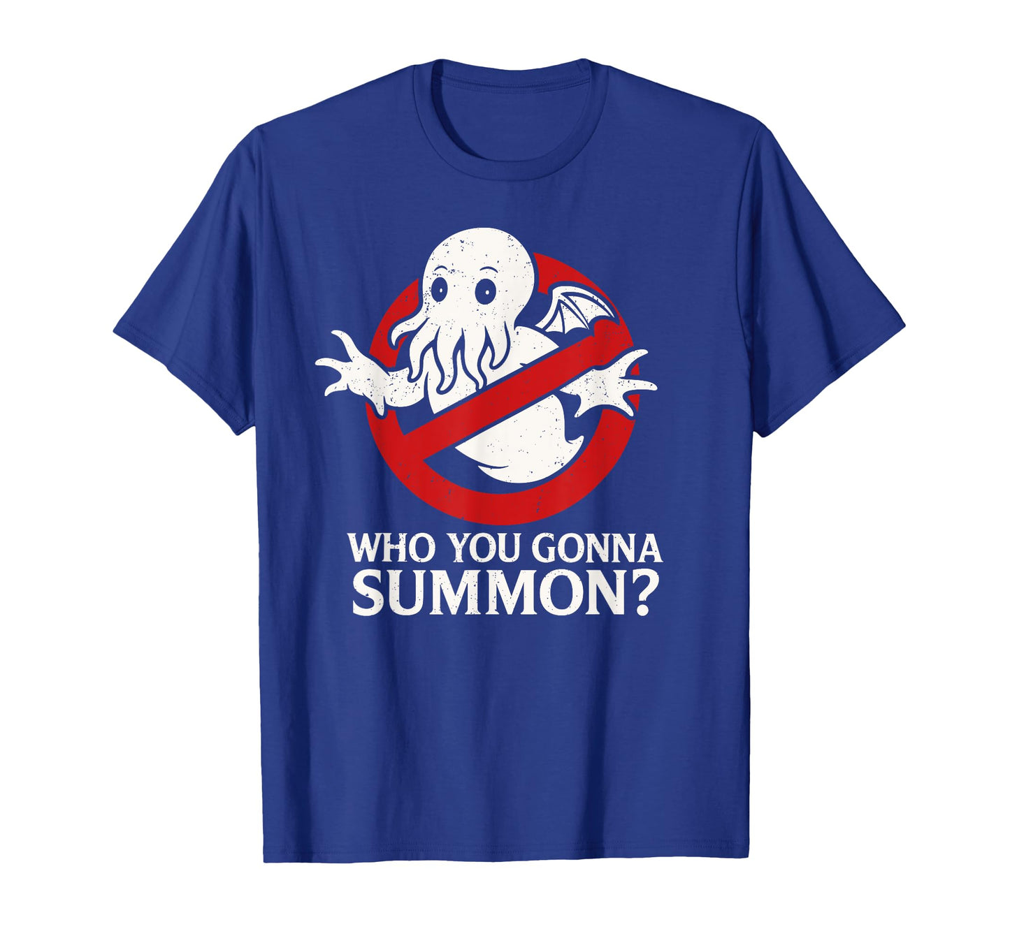 Vintage Cthulhu Parody Logo, Who You Gonna Summon Cthulhu T-Shirt