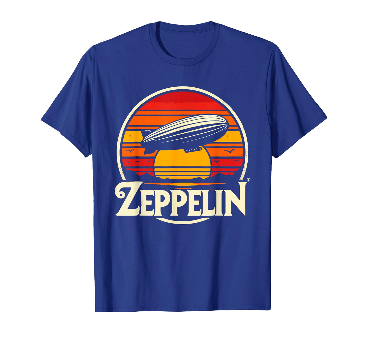 Retro Zeppelin Vintage Dirigible Airship 70s 80s Zepelin T-Shirt