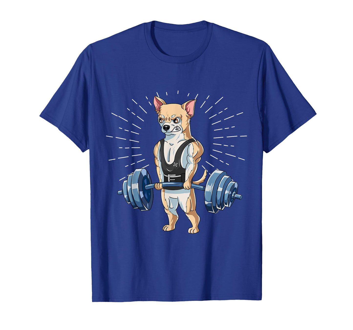 Chihuahua Deadlift Fitness Gym Weightlifting T-Shirt