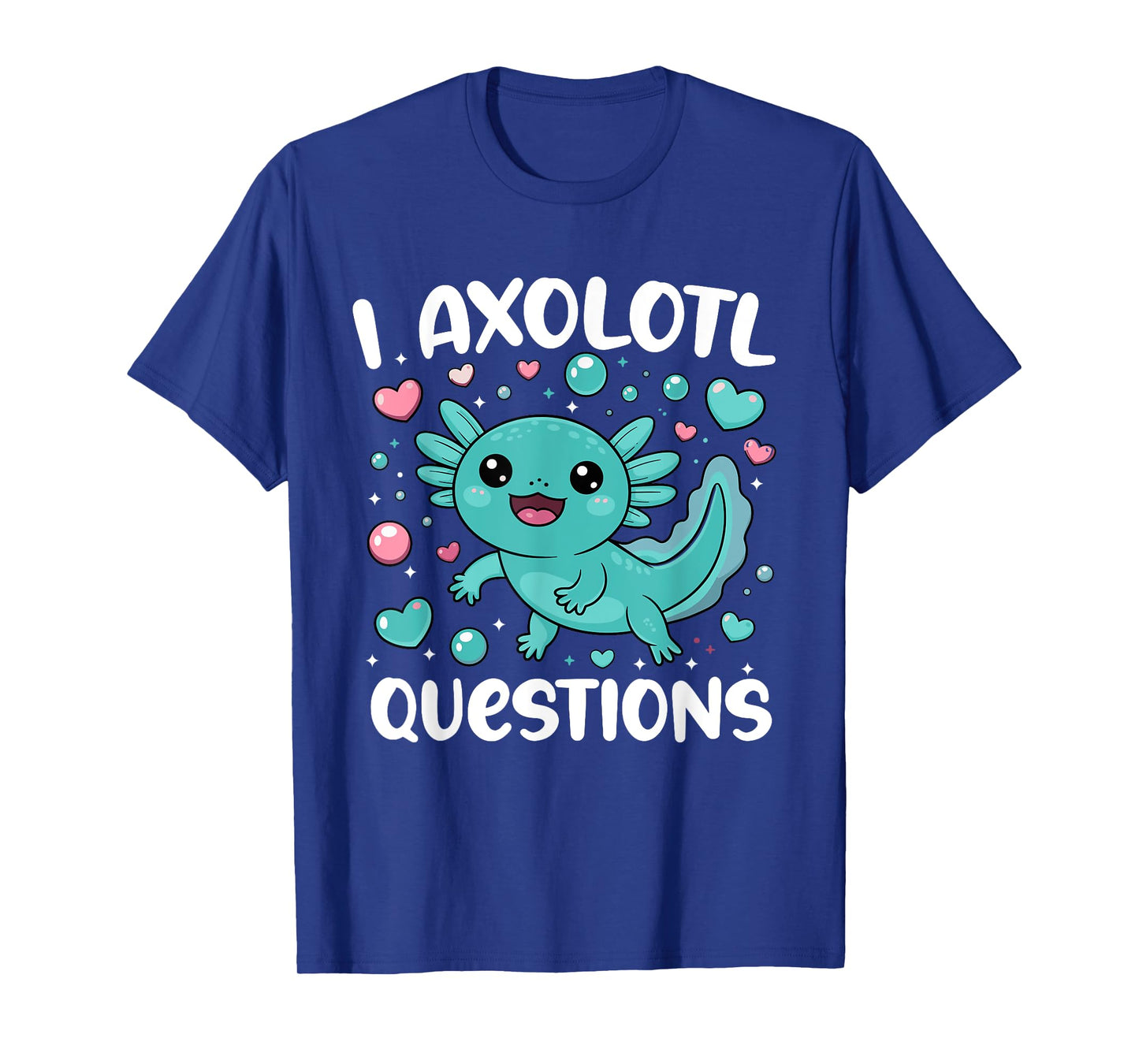 Funny Kids I Axolotl Questions Graphic axolotl Boys T-Shirt