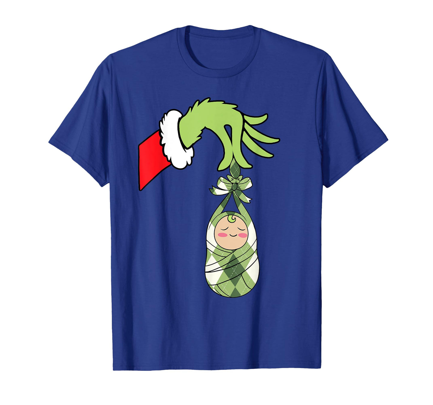 Labor and Delivery Baby Wrapper Nurse Christmas Xmas Santa T-Shirt