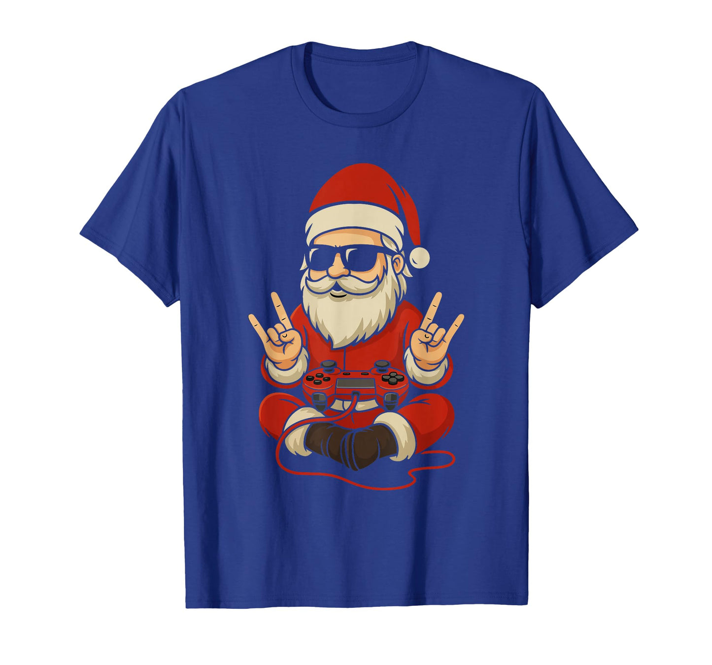 Santa Gamer Christmas Video Game Controller Gaming Xmas Boys T-Shirt