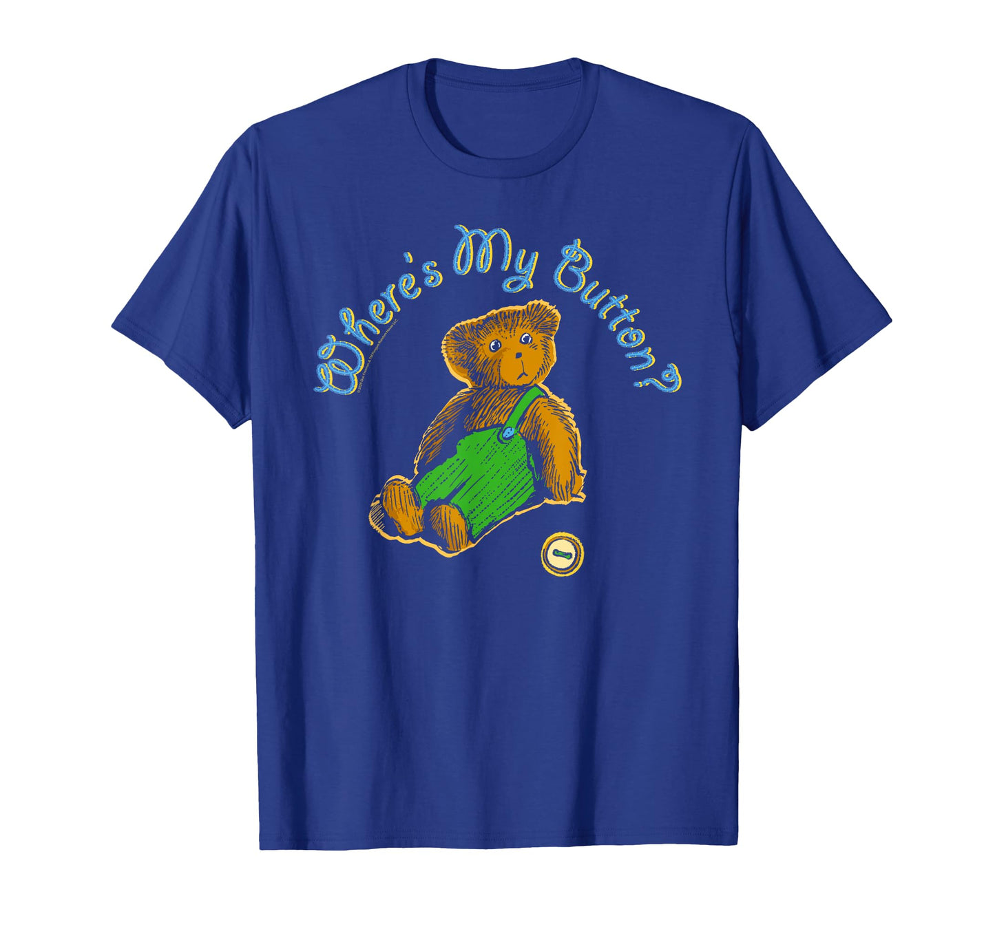 Corduroy Where's My Button Teddy Bear Retro Children's Book T-Shirt