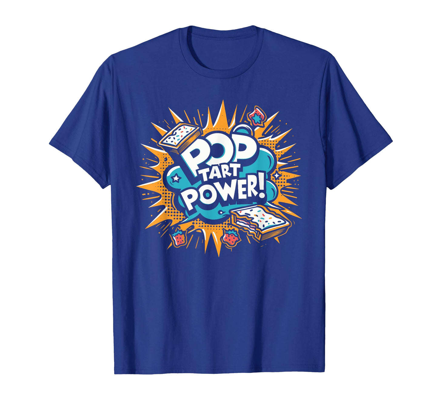 Pop Tart Power! Funny Gym Fitness Frosted Toaster Pastry T-Shirt
