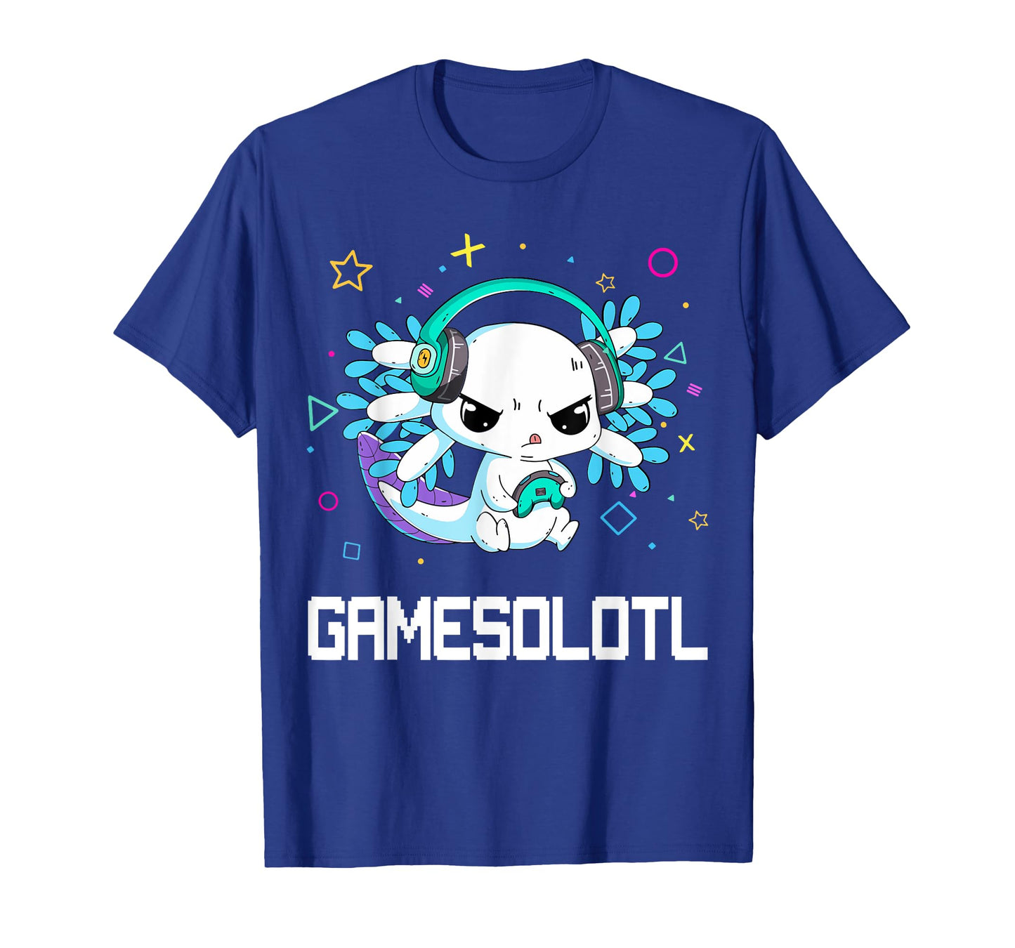 Gamesolotl Axolotl Gamer Video Games Funny Kids Boys T-Shirt
