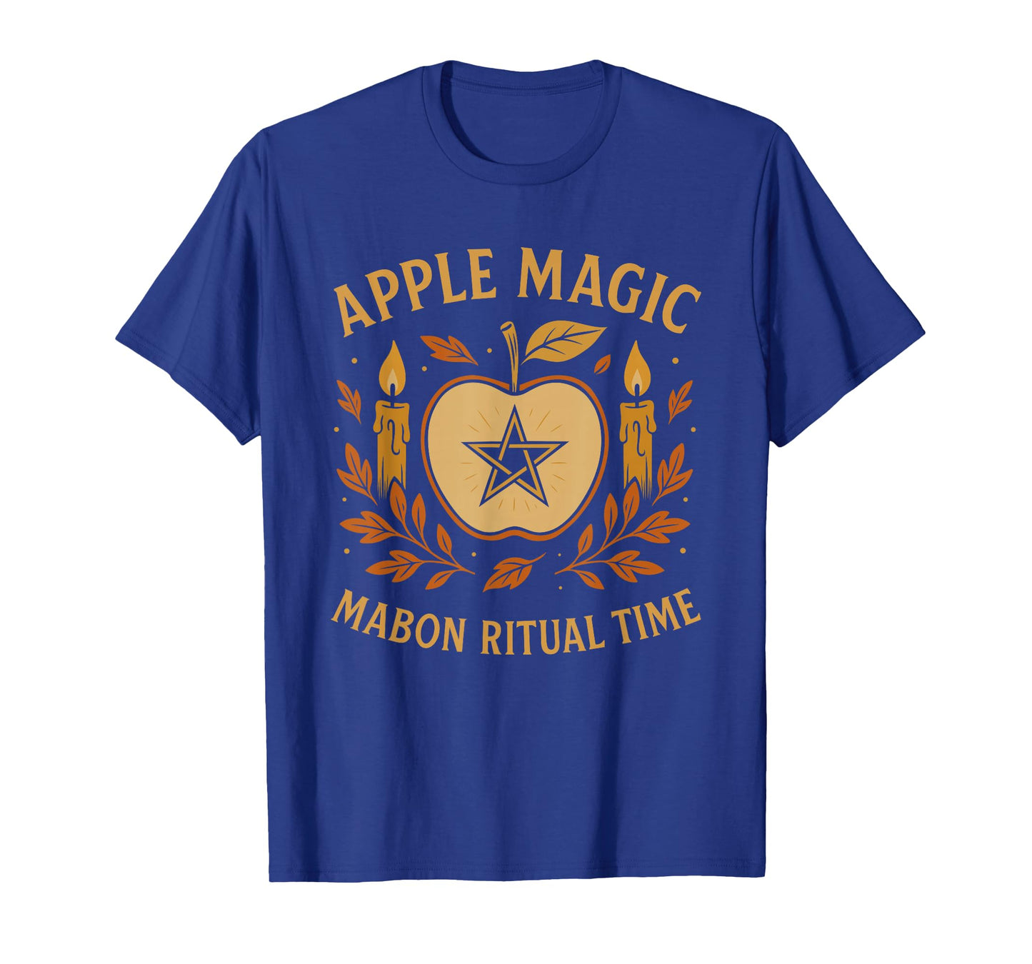 Apple Magic Mabon Design Pagan Witch Symbol Autumn Ritual T-Shirt