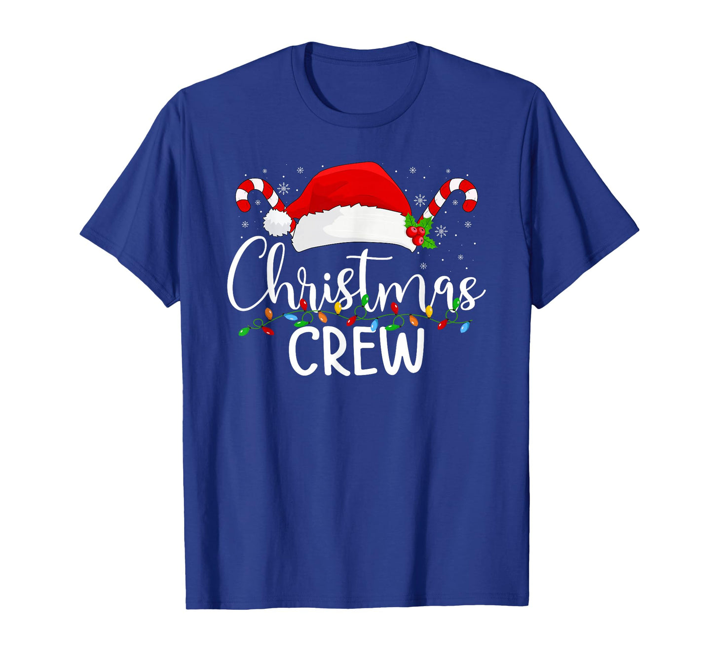 Christmas Crew Matching Family Group Holiday Xmas Pajamas T-Shirt