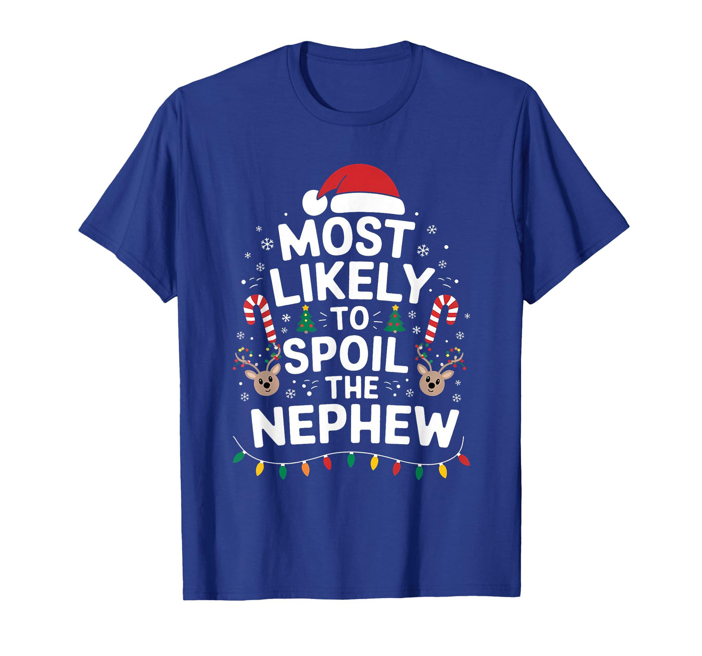 Most Likely to Spoil The Grandson Christmas Party Funny T-Shirt