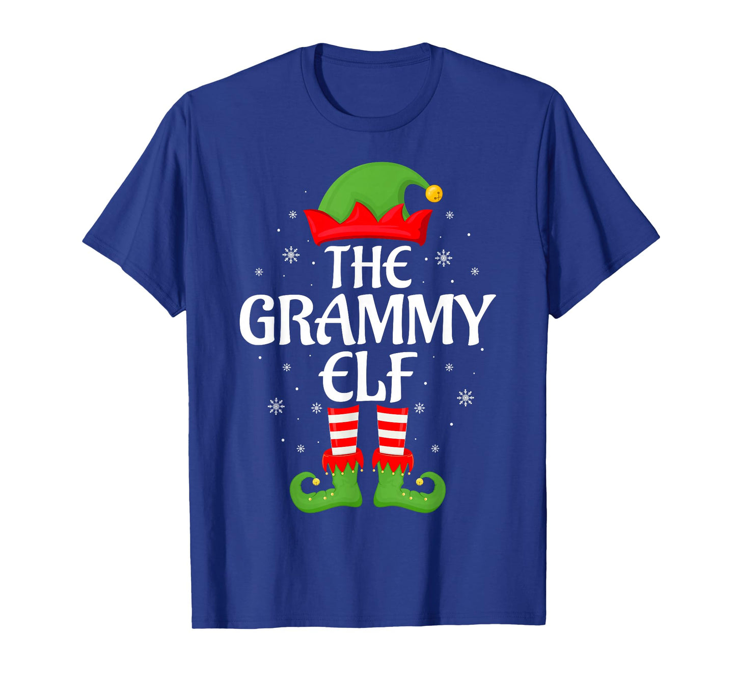 Grammy Elf Xmas Family Matching Elf Squad Grandma Christmas T-Shirt
