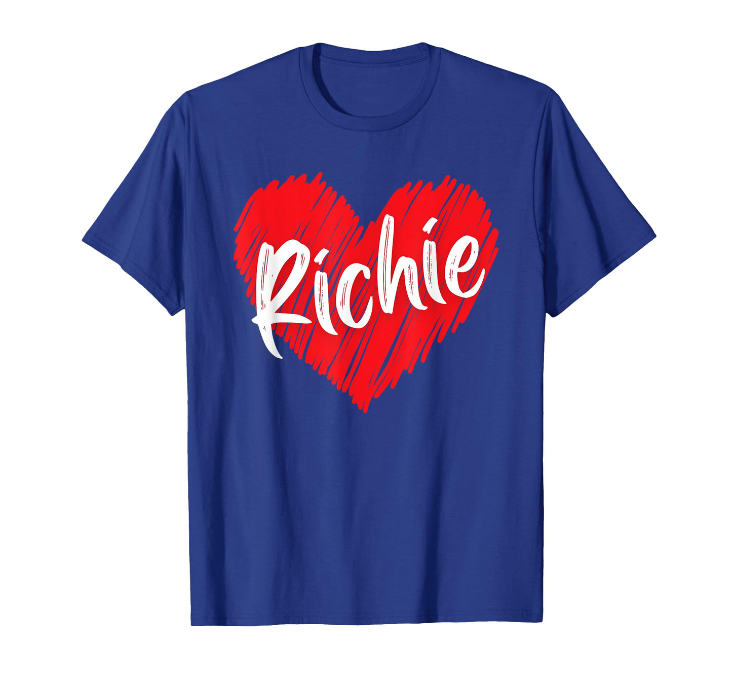 I Love Richie Heart Personalized Name Richie T-Shirt