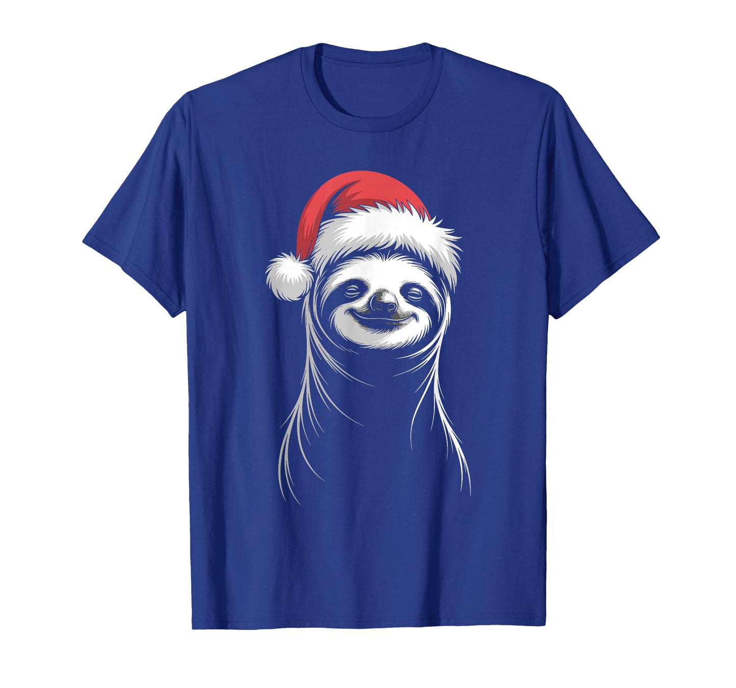 Sloth Santa Hat Christmas Xmas for Men Women T-Shirt