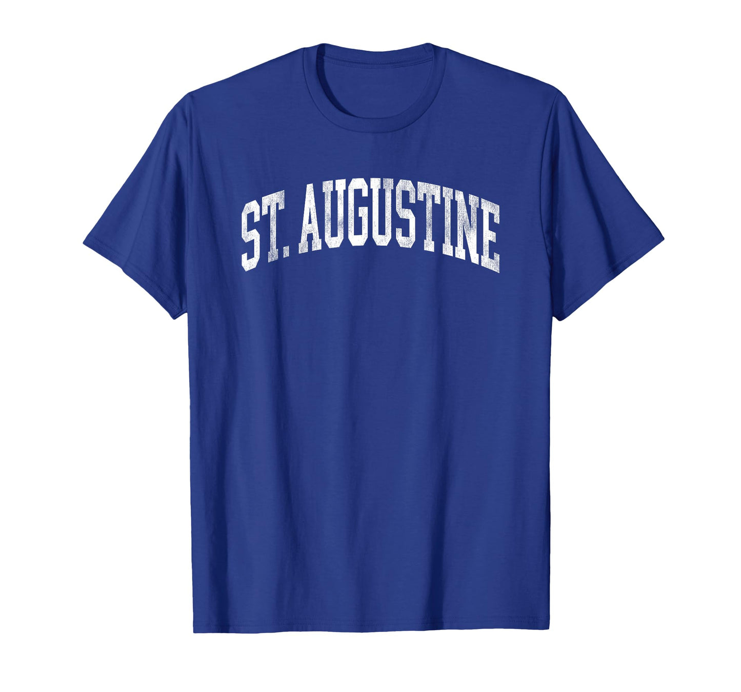 St. Augustine Florida Retro Varsity Arched Text Vintage T-Shirt