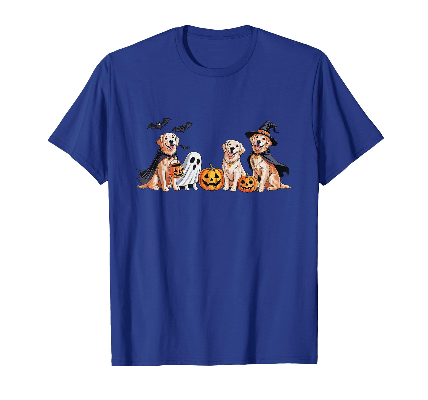 Witch Golden Retriever Halloween Golden Retriever Dog Mom T-Shirt
