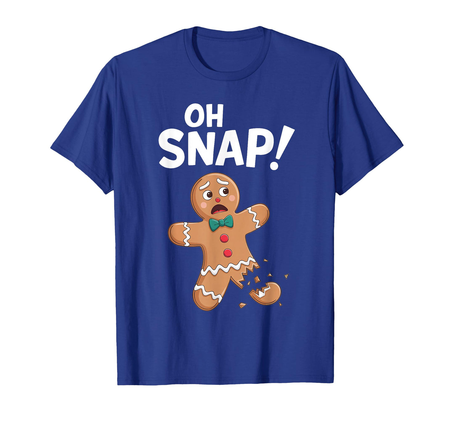 Oh Snap Gingerbread Man Shirt Adult Kids Men Women Costume T-Shirt