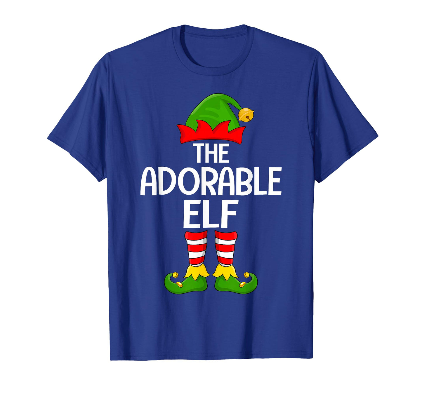 Adorable Elf Xmas Matching Family Elf Squad Christmas T-Shirt