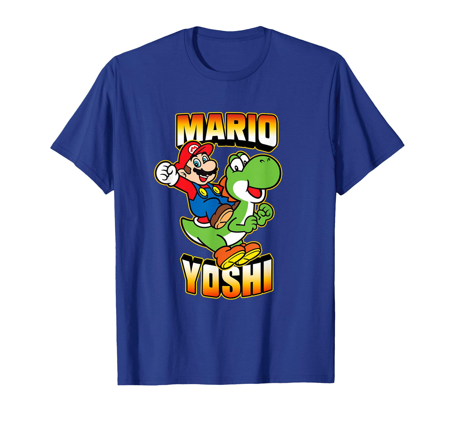Super Mario Bros Yoshi & Mario Ready For Action T-Shirt