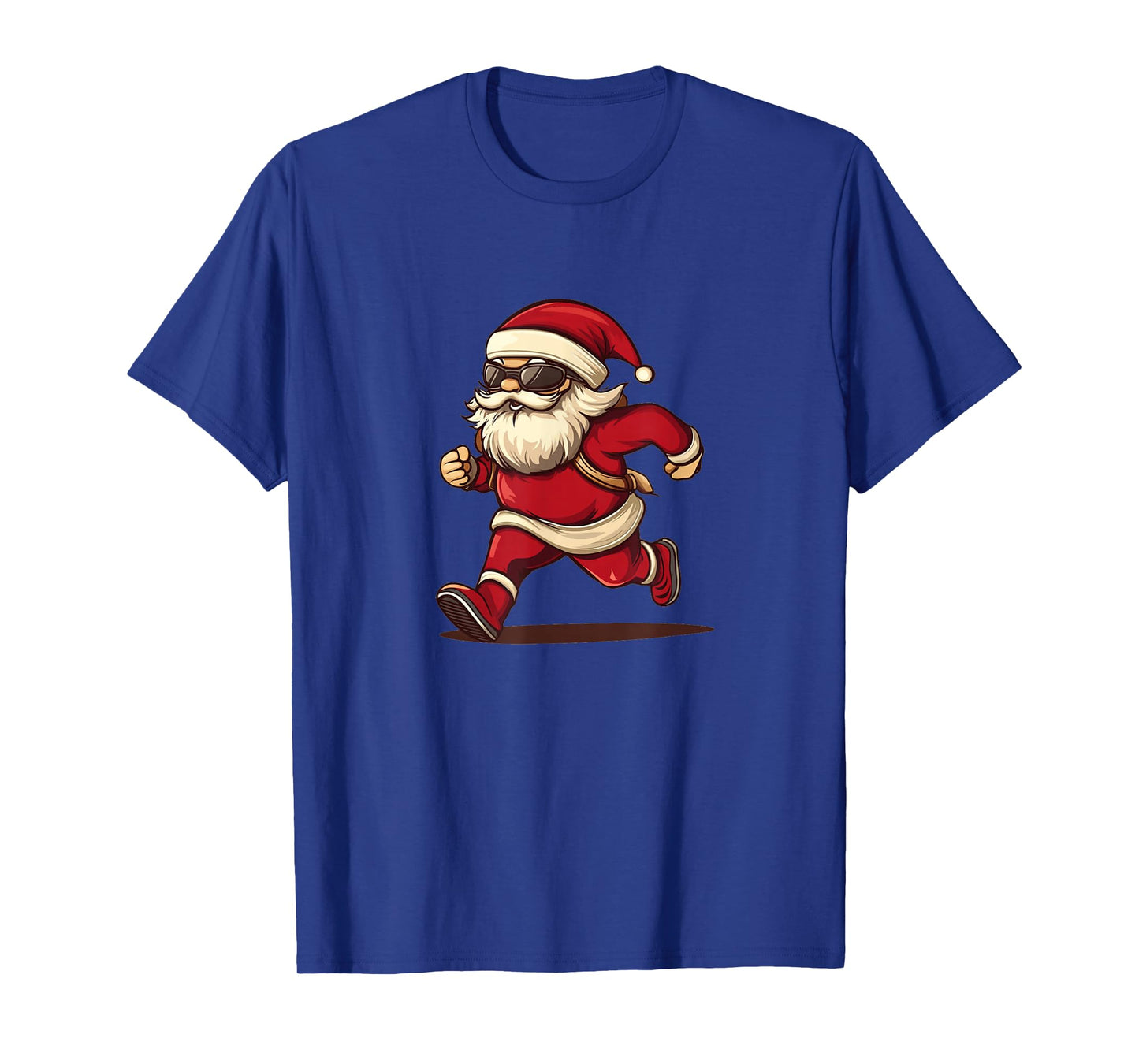 Get Fit with This Funny Jogging Santa Claus Outfit T-Shirt