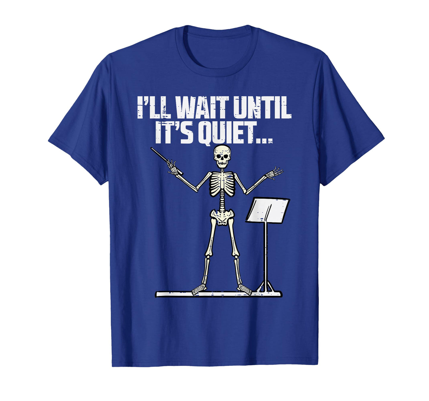 Halloween Music Conductor Wait Until Quiet Costume Men Women T-Shirt