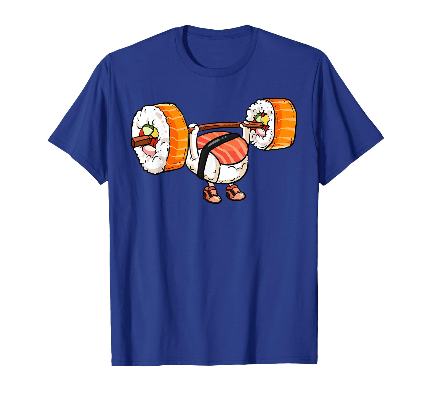 Sushi Weight Lifting Shirt Fitness Workout Training Gym Tee T-Shirt