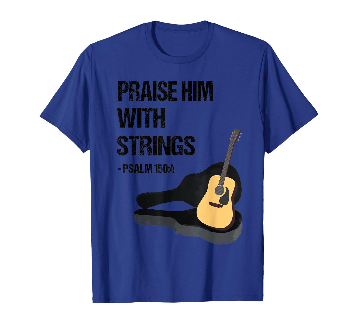 Praise Him With Strings Christian Guitar Player T Shirt T-Shirt