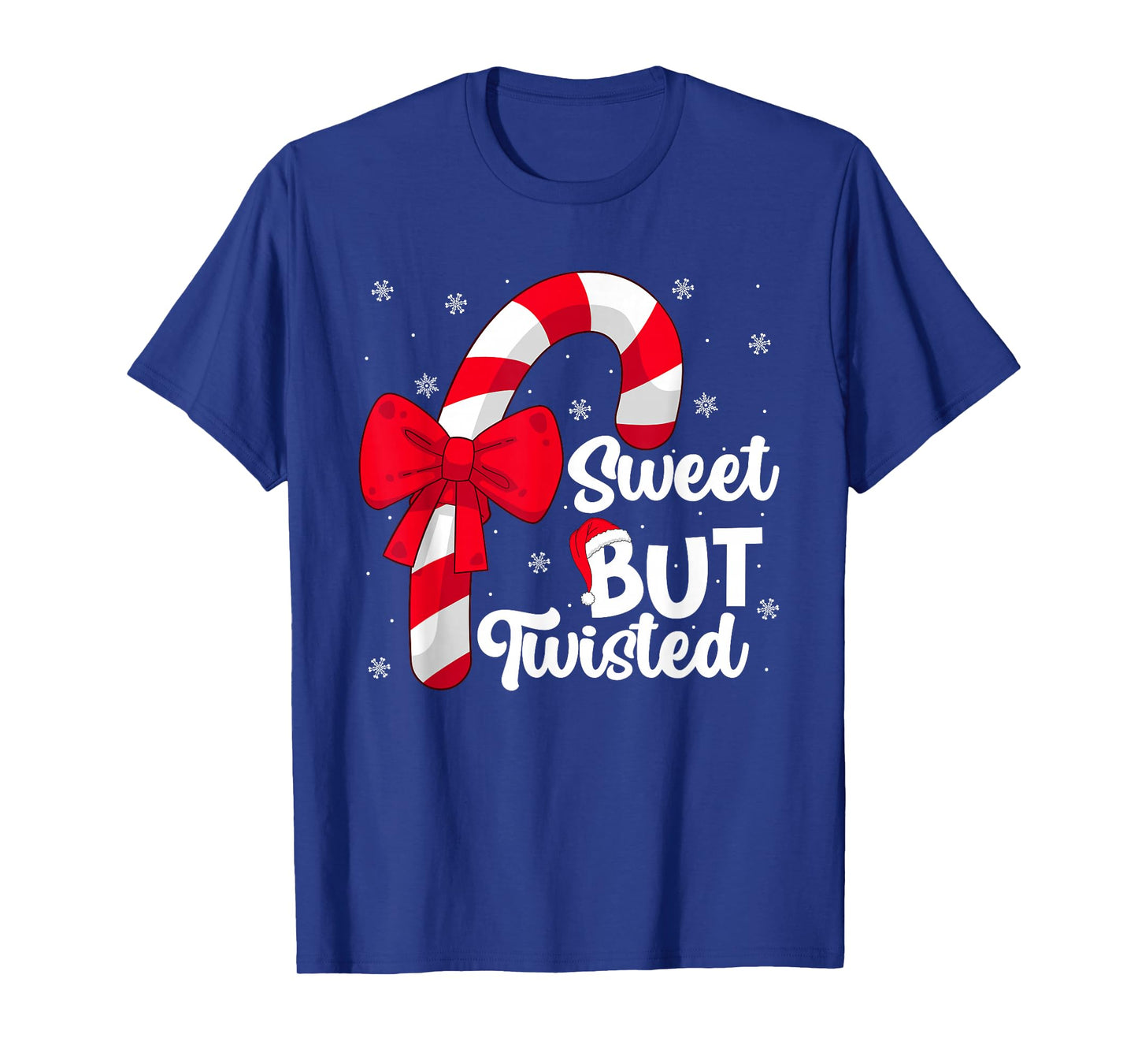 Sweet But Twisted Funny Christmas Candy Cane Lover Xmas T-Shirt
