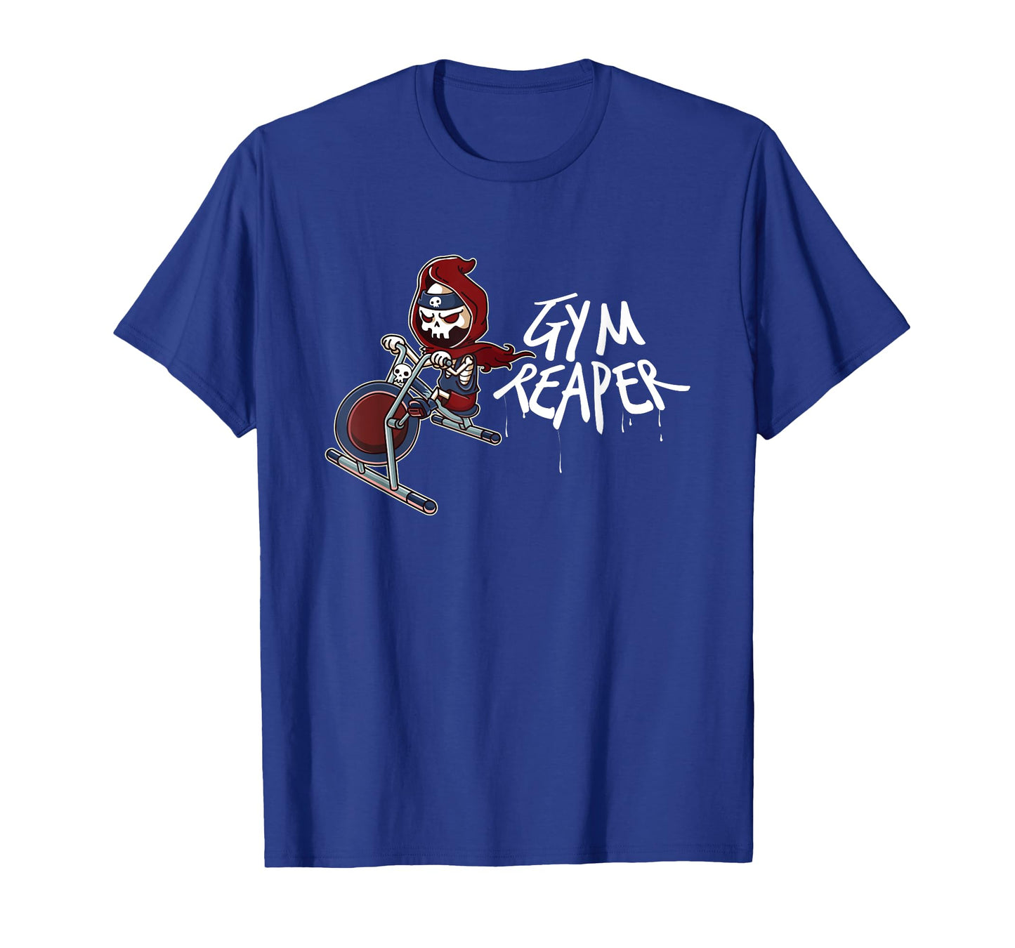 Gym Reaper Grim Reaper Cardio Is Hardio Workout Halloween T-Shirt