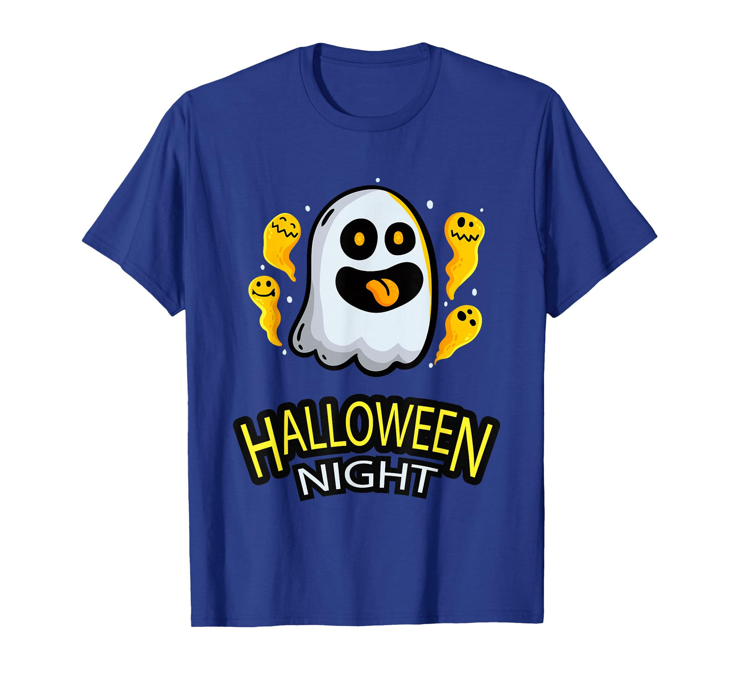 Halloween Night Ghost Scary Funny Boo Men Women T-Shirt