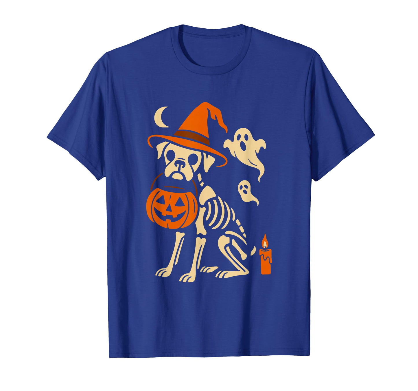 Witch Boxer Dog Halloween Pumpkin Boxer Dog Mom Dog Lover T-Shirt