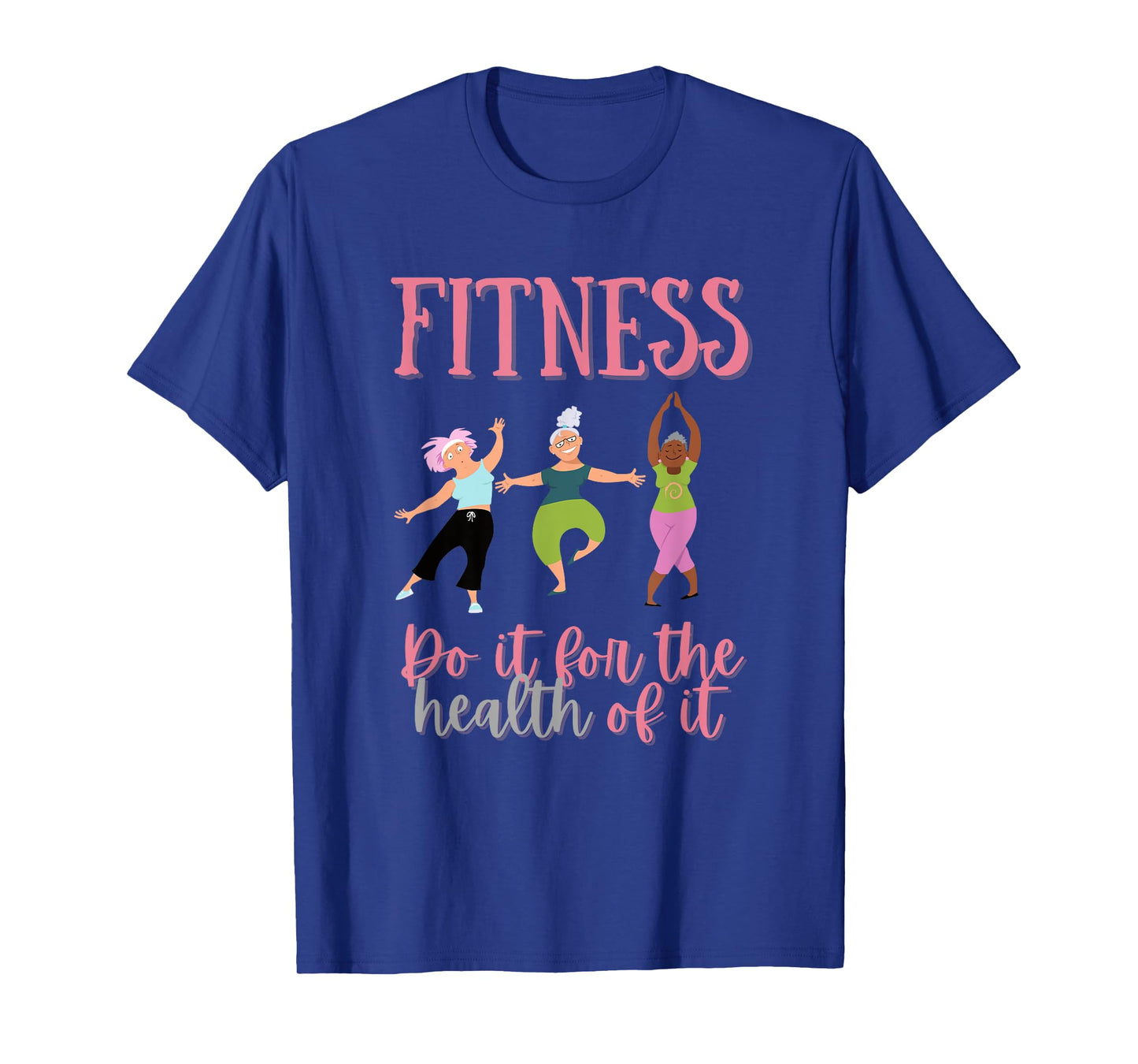 FUNNY FITNESS Shirt for Senior Citizen Workout Gym T-Shirt