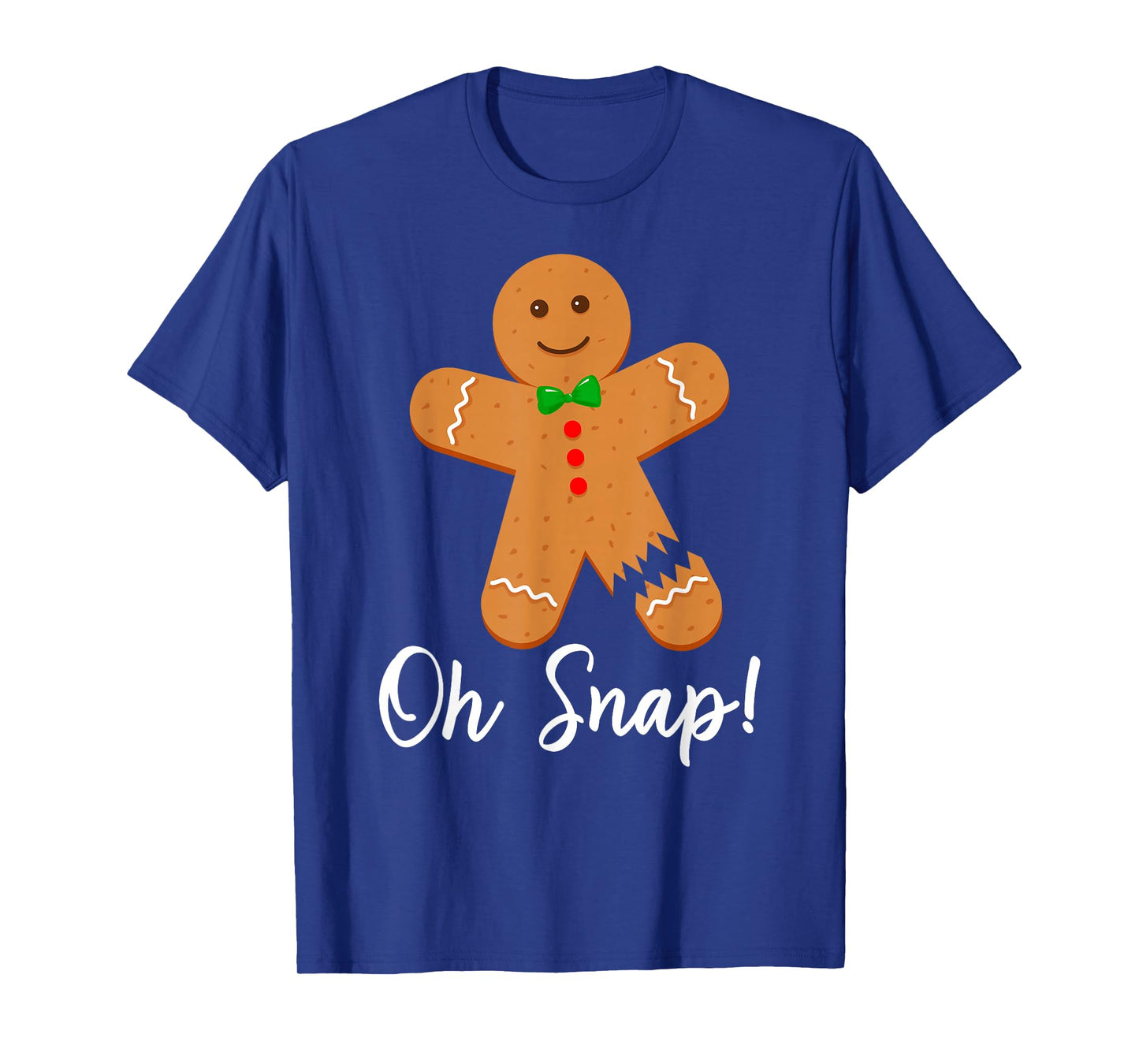 Oh Snap Gingerbread Funny Cookie Baking Christmas Pajamas T-Shirt