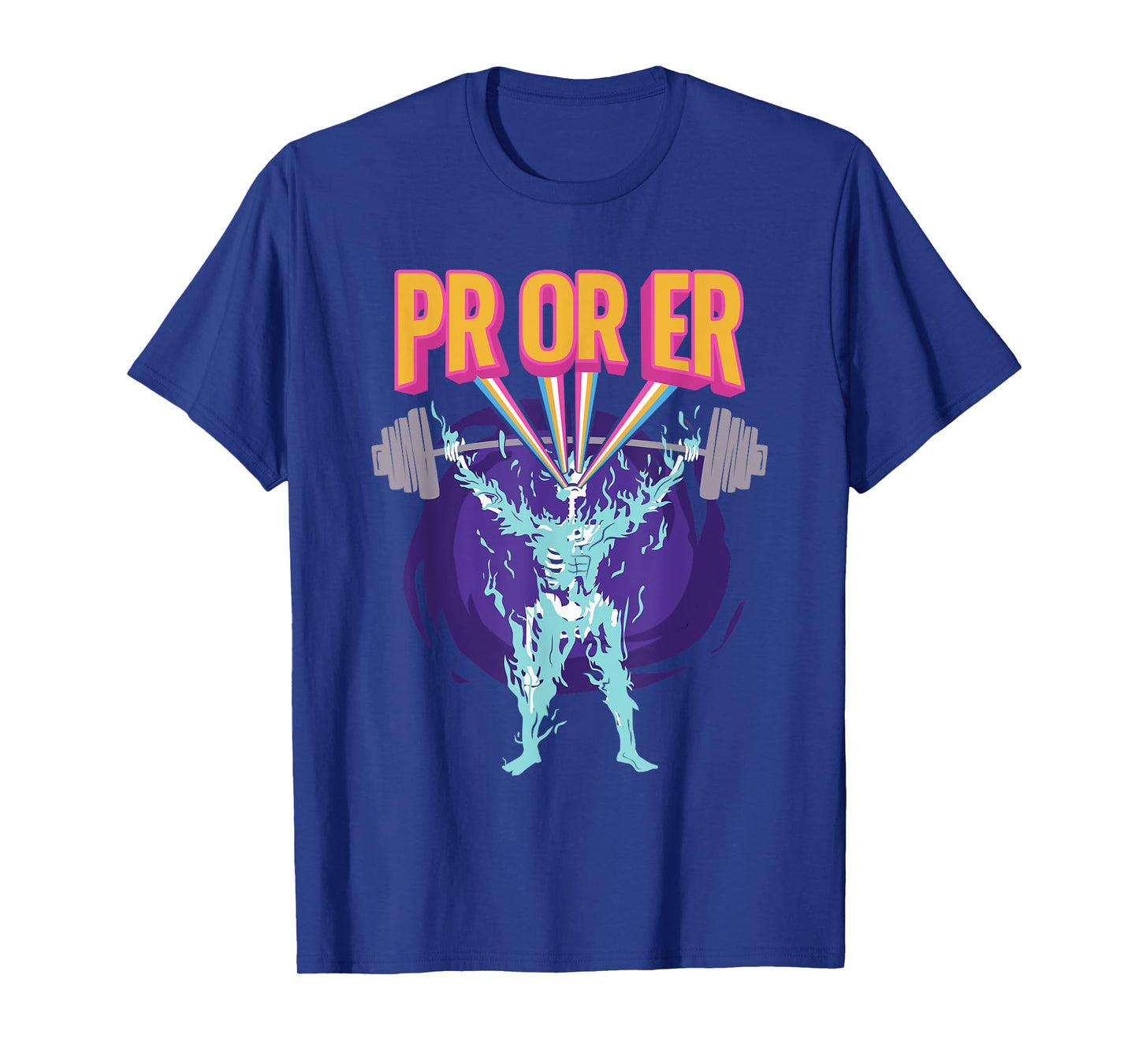 PR Or ER, Workout Bodybuilding Gym Weightlifting T-Shirt