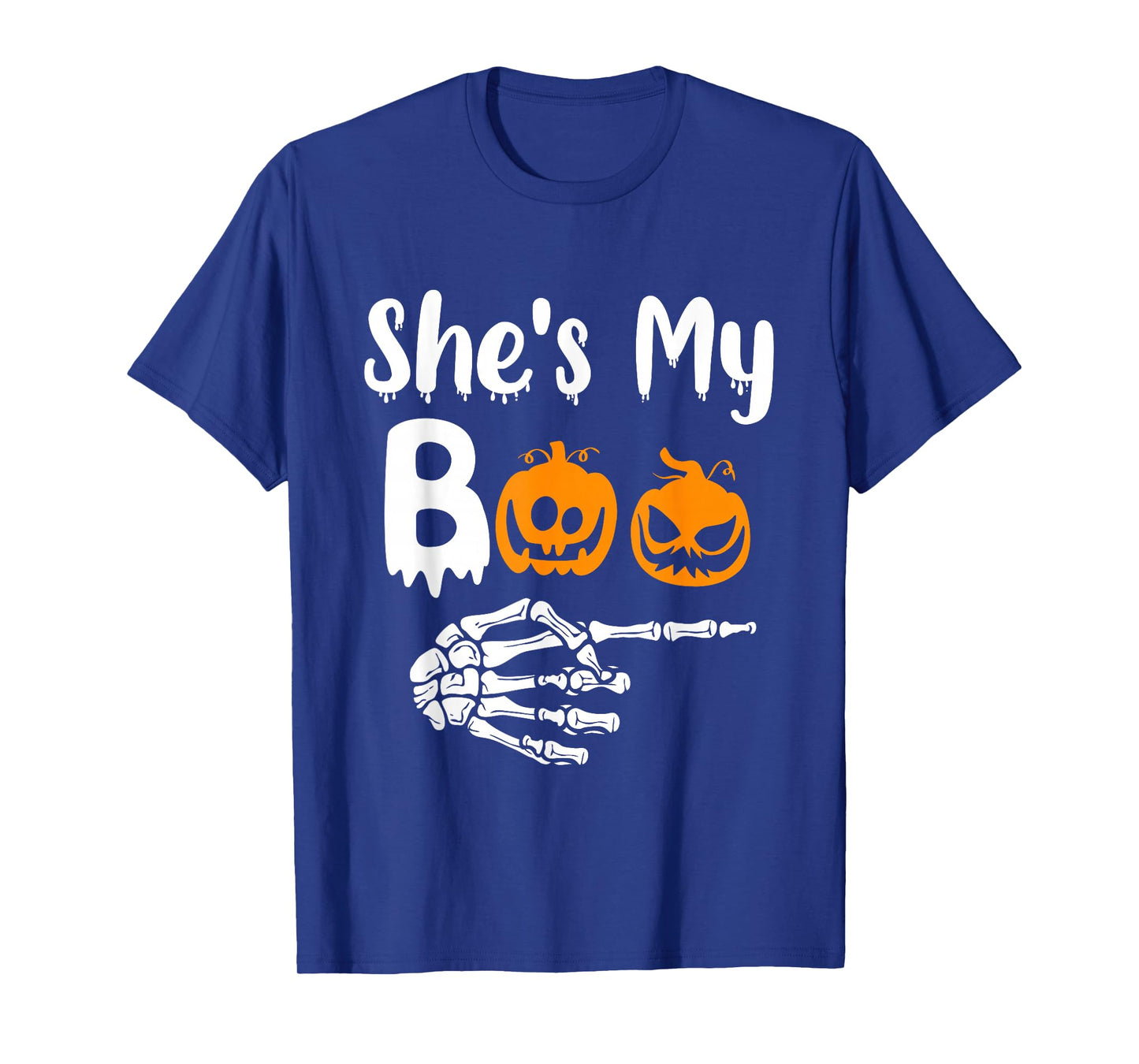 She's My Boo Matching Halloween Pajama Couples He's My Boo T-Shirt
