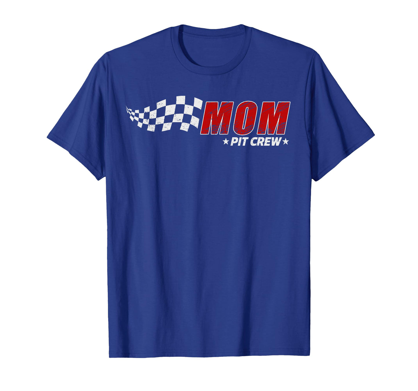 Mom Pit Crew Race Car Birthday Family Matching Pit Crew T-Shirt