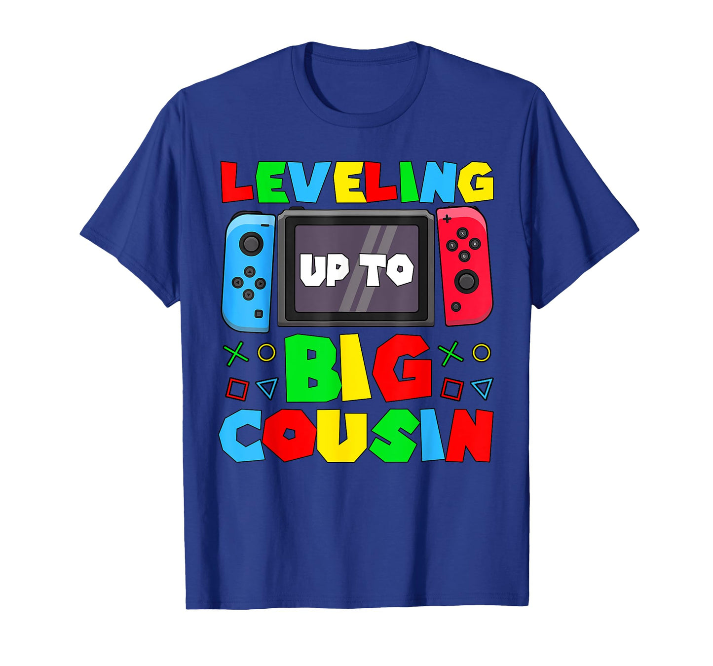 Leveling Up To Big Cousin Shirt Game Controller Kids Toddler T-Shirt